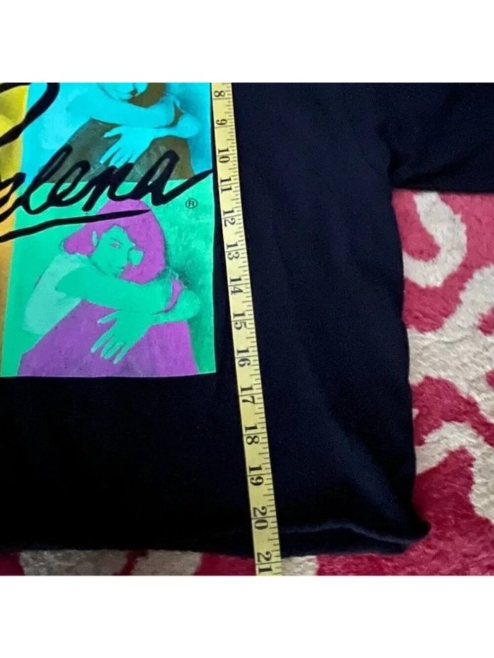 Selena Quintanilla Pop Art Graphic Tee Black XL - Picture 8 of 9